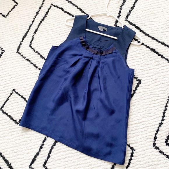 Vince Silk Sleeveless Blouse - Picture 4 of 9